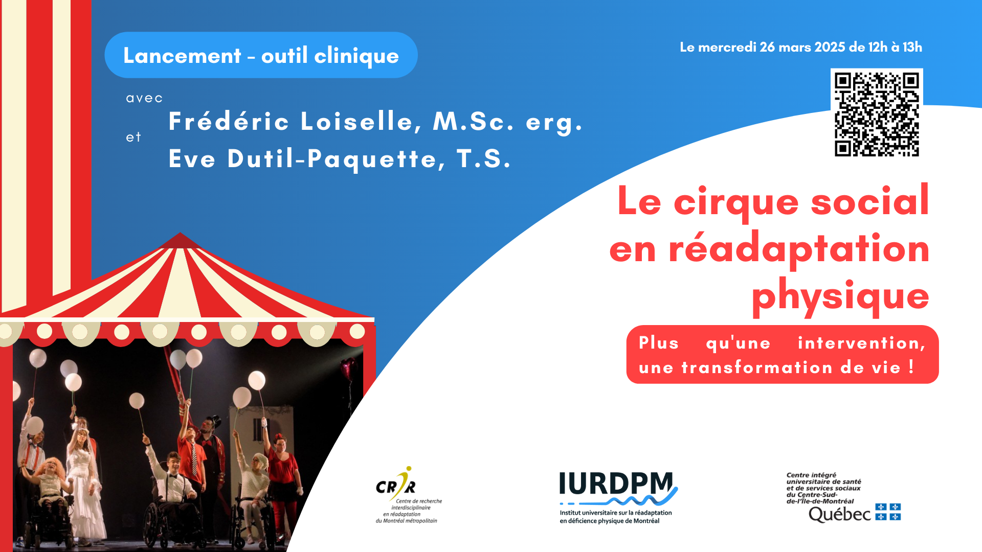 Le cirque social en réadaptation