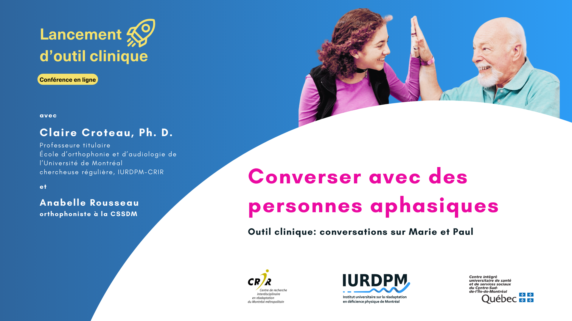 Converser avec des personnes aphasiques, Claire Croteau, Anabelle Rousseau