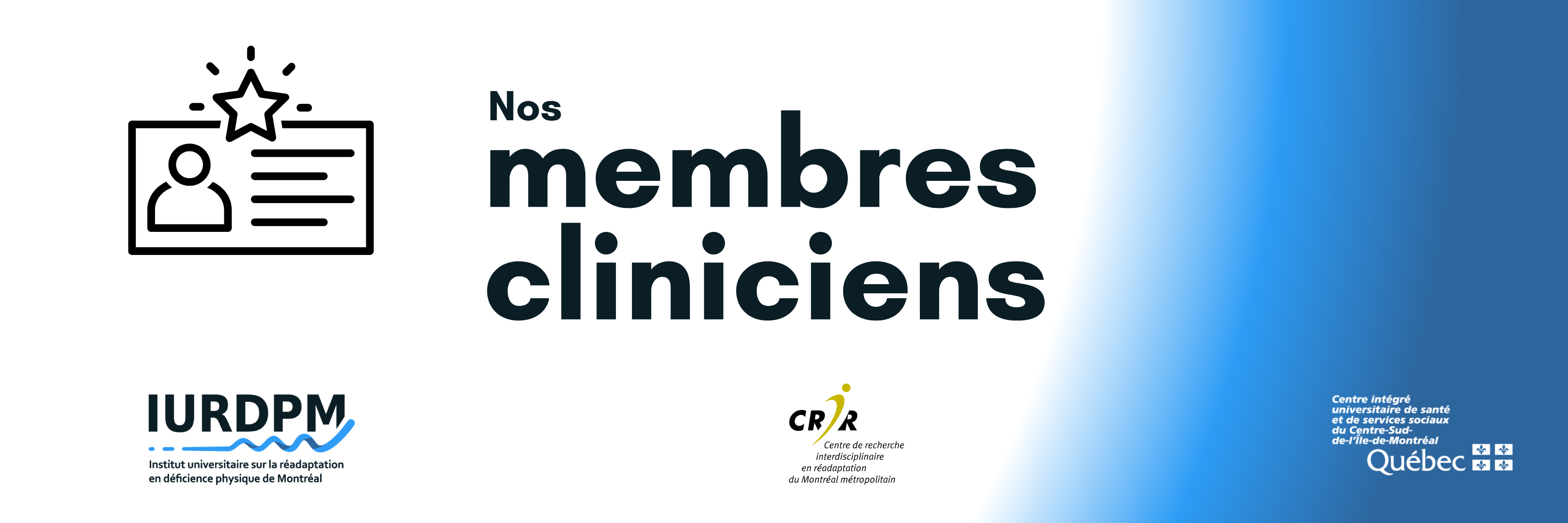 Nos membres cliniciens