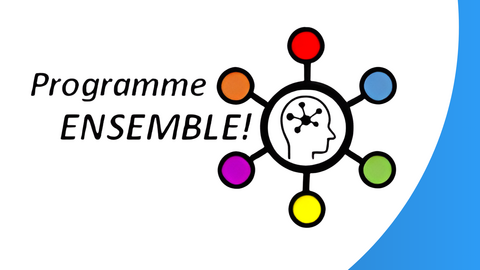 Logo du programme ENSEMBLE représentant la collaboration et le travail en réseau.